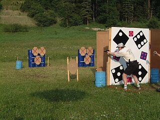 Christian Wilda bei der Aufl&ouml;sung des R&auml;tsels