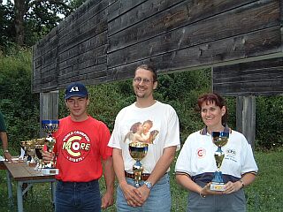 2. Max Schweighofer   1. Andreas Stettin    3. Gabriele Kraushofer
